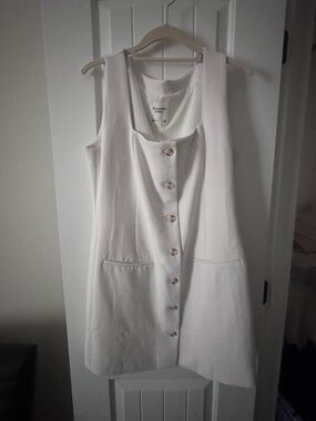 Abercrombie & Fitch Button-Front Mini Dress